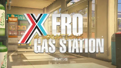 Helnius Xero gas stations branded fuel stop MLO in FiveM