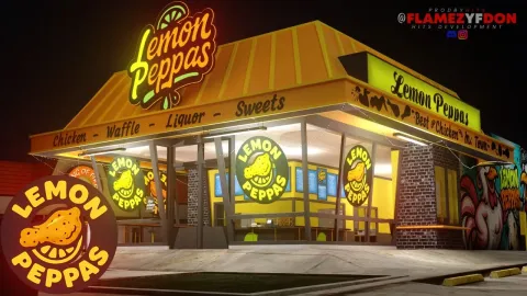 HITS Lemon Peppas Wingstop MLO - hospital and ems MLO for FiveM GTA 5 roleplay