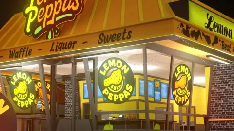 HITS Lemon Peppas Wingstop MLO interior view - FiveM hospital and ems MLO