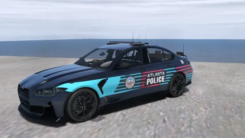 Hood Stories Custom Police Atlanta Cars front view - FiveM police car