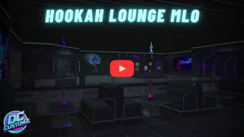 Hookah lounge MLO nightlife bar interior for FiveM