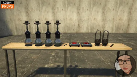 Hookah props pack for FiveM lounges