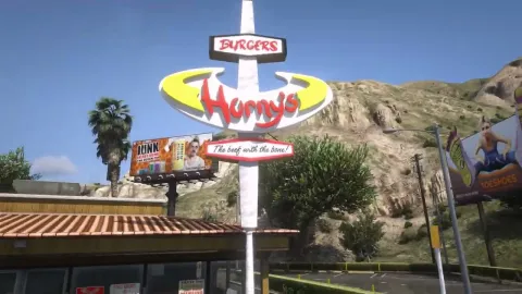 Horny's Burgers restaurant MLO interior for FiveM