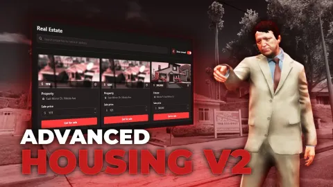 Housing script property menu and interior for FiveM