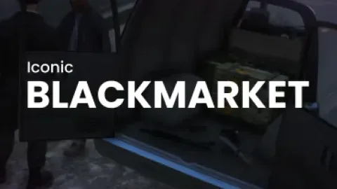 Iconic Black Market in-game UI - FiveM gang and crime script