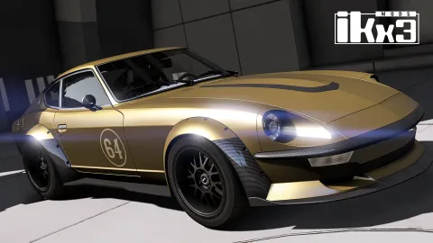 Datsun 280Z Fosberg Racing Gold Leader 1975 for FiveM