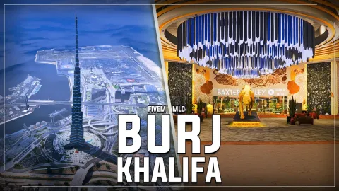 Burj Khalifa MLO interior preview by IM3D for FiveM