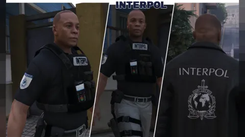 Interpol agent ped suited international law-enforcement character model — FiveM ped