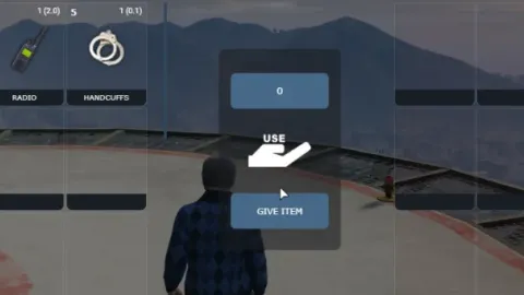 Inventory V1 in-game UI - FiveM inventory and crafting script
