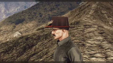 Iron Cavalry cowboy hat on a FiveM MP Male character — view 2