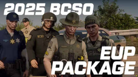 Ja Designs 2025 BCSO EUP Package - clothing pack for FiveM GTA 5 roleplay
