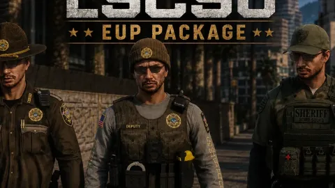 JA Designs 2026 LSCSO EUP Package preview - FiveM clothing pack