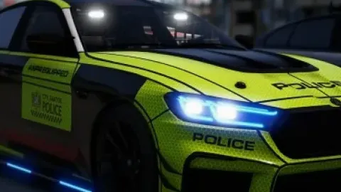 Jakers Ubermacht F540R Police UK US front view - FiveM police car