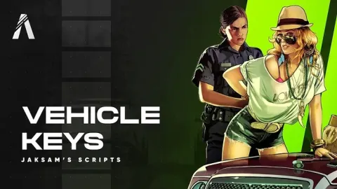 Jaksam Vehicle Keys - garage and vehicle script for FiveM GTA 5 roleplay