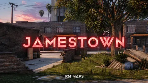 Jamestown hood streets and yards for FiveM roleplay