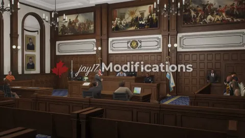 Jay17 Courthouse MLO interior view - FiveM government and courthouse MLO