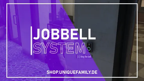 Job Bell System counter bell prop inside a FiveM shop