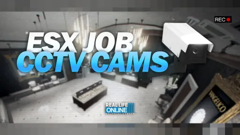 Job CCTV camera tablet interface in a FiveM server