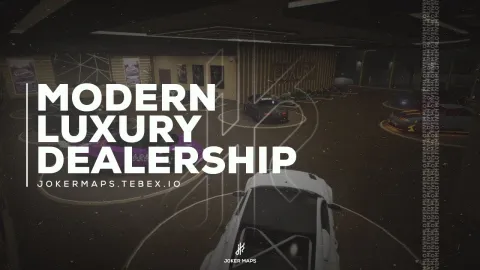 Joker luxury car dealership MLO showroom interior in FiveM