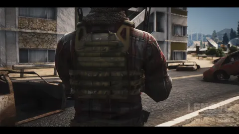 JPC plate carrier vest on an MP Male FiveM officer