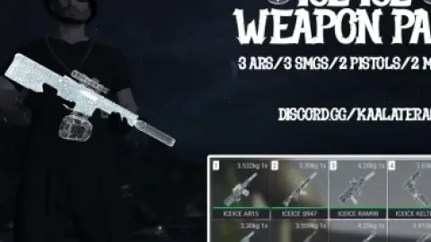 Kaalateral IceIce Weapon Pack preview - FiveM weapon pack