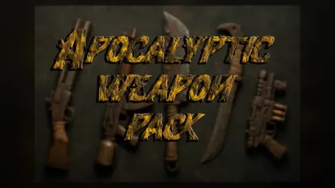 Khan Studio Apocalyptic Weapons Pack - weapon pack for FiveM GTA 5 roleplay