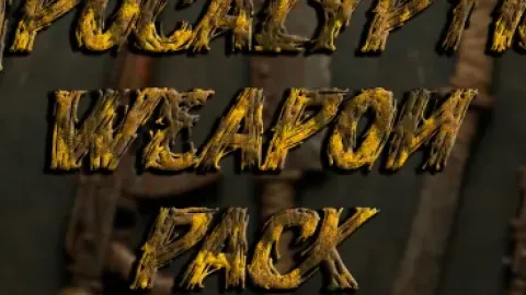 Khan Studio Apocalyptic Weapons Pack preview - FiveM weapon pack