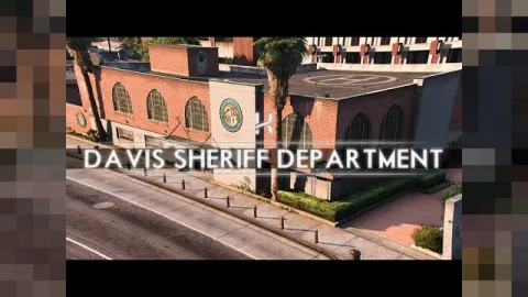 Kiiya Davis Sheriff Department MLO police station interior for FiveM