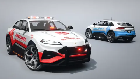 KillerVehicles Pegassi Toros Ambulance Version - emergency vehicle for FiveM GTA 5 roleplay
