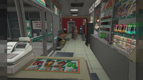 Korean Plaza MLO 24/7 store interior for FiveM — view 2