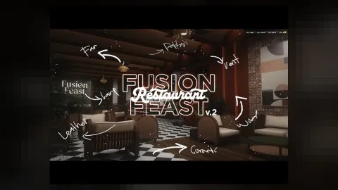 Kreaktive ID Fusion Feast V 2 MLO interior view - FiveM custom map