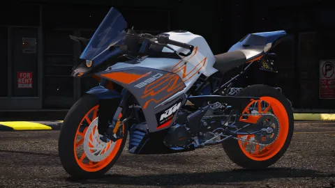 KTM RC 390 sport motorcycle for FiveM roleplay servers