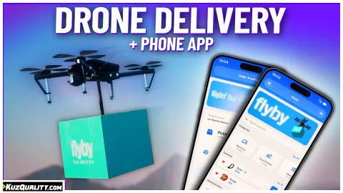 Drone Deliveries Phone App for FiveM