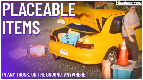Placeable Items for FiveM