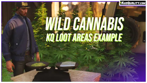 Wild Cannabis Loot Areas Example for FiveM