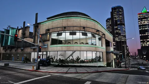 La Fitness gym MLO with weight machines and cardio floor in FiveM
