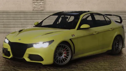 Lampadati Komoda GTA lore-friendly sports saloon in FiveM — view 2