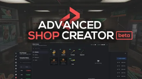 Lation Shops Creator - character and appearance script for FiveM GTA 5 roleplay