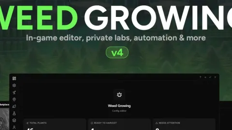 Lation Weed Growing in-game UI - FiveM drugs script