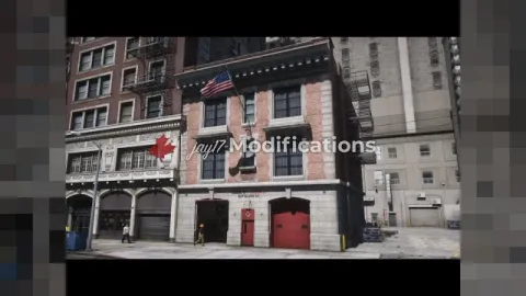 Legion Fire Station MLO interior for FiveM