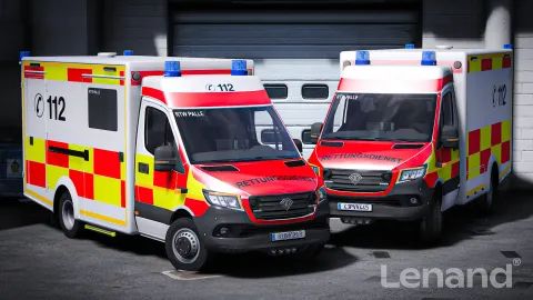 Benefactor Tourer Bavarian Ambulance Rtw Non for FiveM