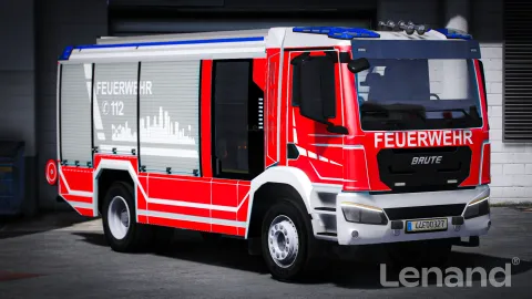 Brute Fire Truck T2020 Hlf20 Non Els for FiveM