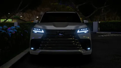 Lexus LX600 BB 2025 luxury SUV parked on a FiveM server