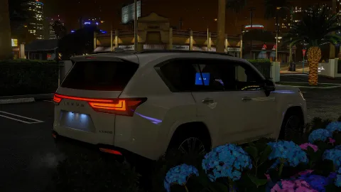 Lexus LX600 BB 2025 luxury SUV parked on a FiveM server — view 2