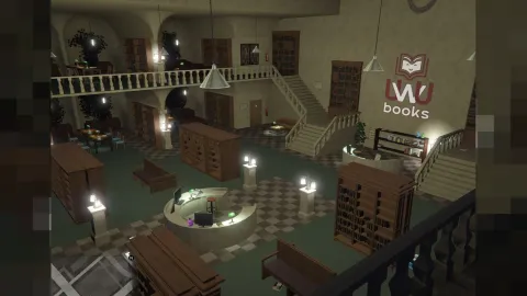 Library MLO reading room interior for FiveM
