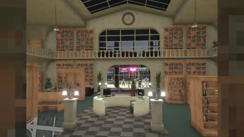 Library MLO reading room interior for FiveM — view 2