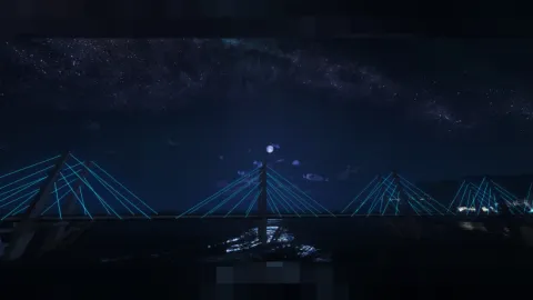 Lifeinvader bridge mlo crossing over a city street in FiveM