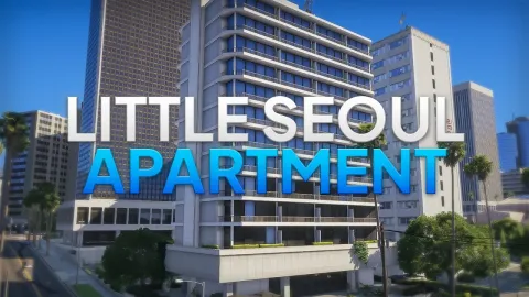 Little seoul apartments mlo furnished flats and hallways in a FiveM server