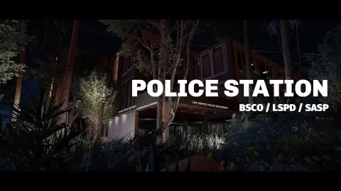 LM Studios Police Station MRPD MLO - police and sheriff MLO for FiveM GTA 5 roleplay