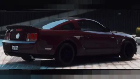 Lore-friendly supercar parked outside a FiveM city dealership — view 2
